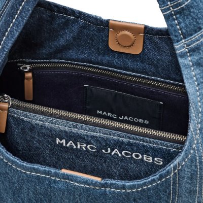 THE PATCHWORK DENIM SACK BAG